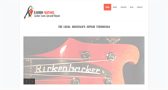 Desktop Screenshot of krobinguitars.com